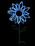 LED Flower Yard Art