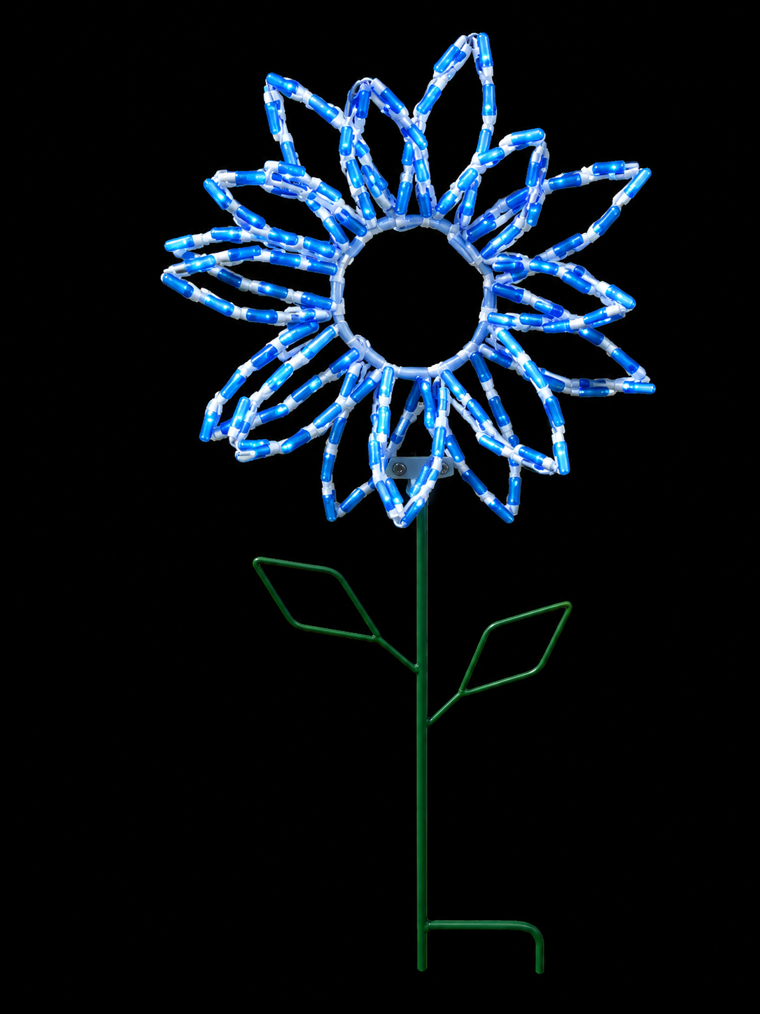 Handcrafted LED Flower Yard Art