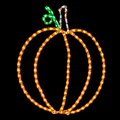 LED Pumpkin Yard Art
