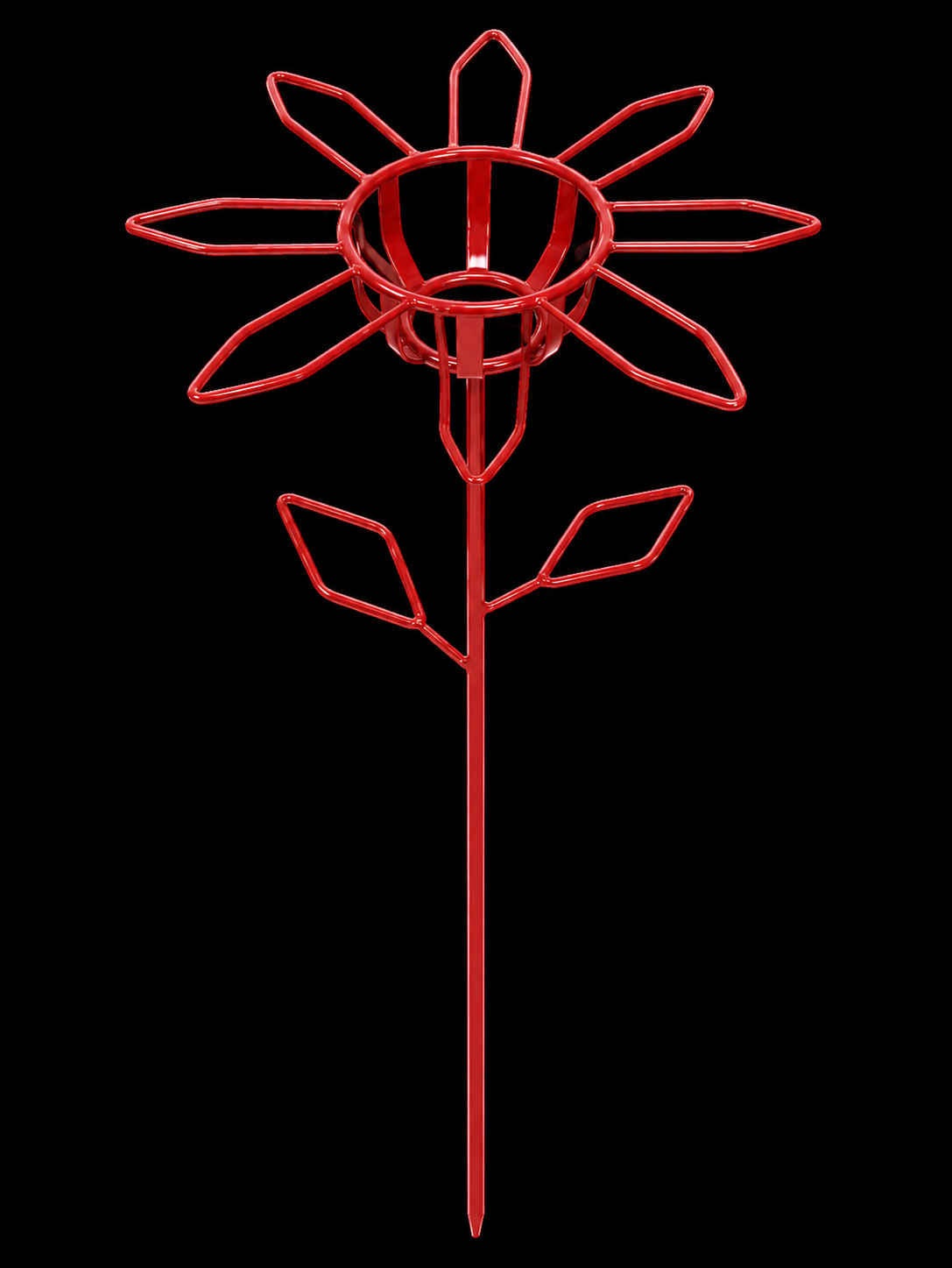 Sunflower Flower Pot Holder Stake