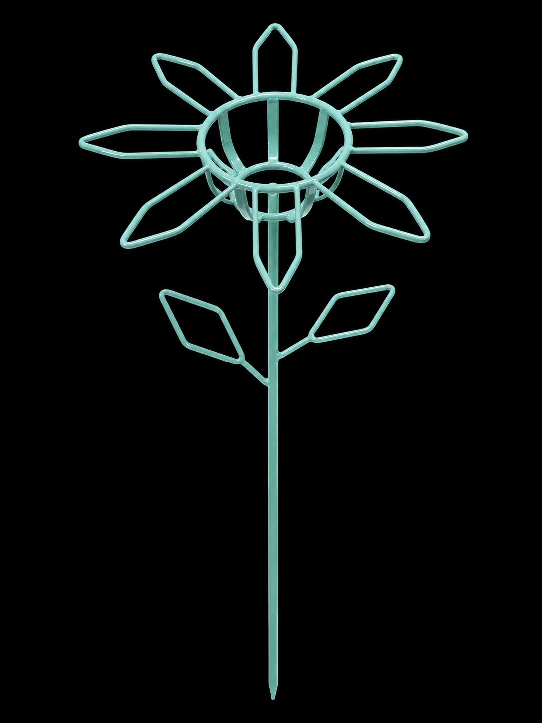 Sunflower Flower Pot Holder Stake
