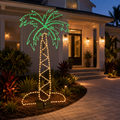 Handcrafted LED Palm Tree Yard Art