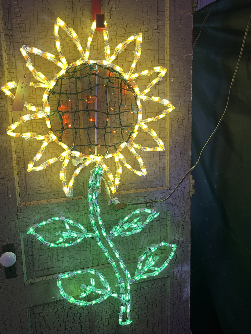 LED Sunflower Yard Art