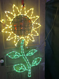 Handcrafted LED Sunflower Yard Art